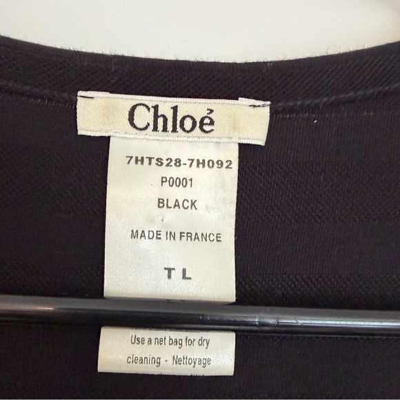 Chloe Vintage Applique Shift Dress - Size L - Made in France - Y2K - Picture 4 of 5